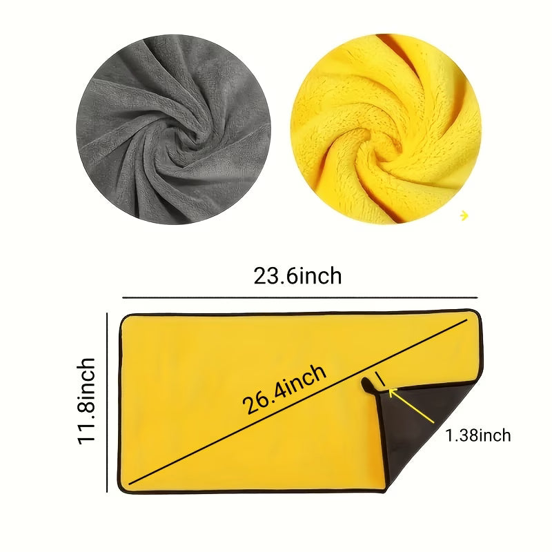 Premium Microfiber Car Drying Towel – Ultra-Soft, Highly Absorbent & Scratch-Free