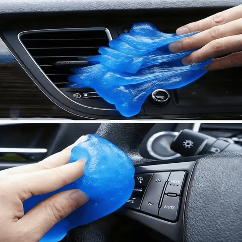 Carvello Car Cleaning Gel – Reusable Dust Remover for Air Vents, Dashboard & Hard-to-Reach Areas